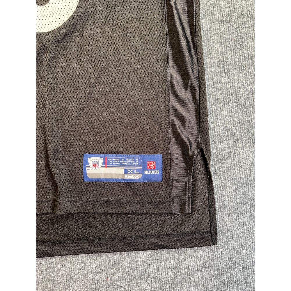 Reebok Pittsburgh Steelers Jersey Mens XL Black Troy Polamalu 43 NFL Equipment - Picture 4 of 11
